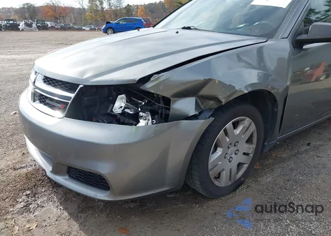2013 Dodge Avenger Se from USA, damaged, VIN 1C3CDZAB5DN580848